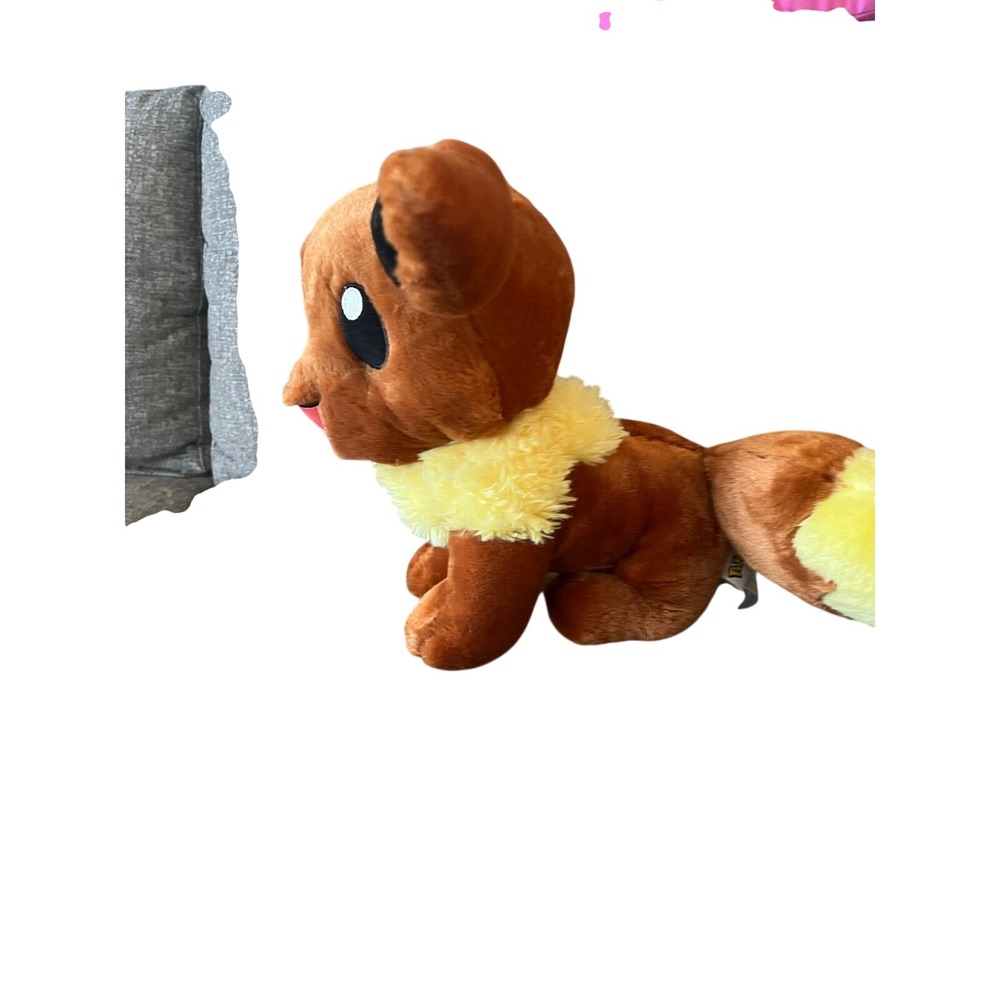 Build-A-Bear Pokemon Eevee Plush 2017 Brown‎ Stuffed Animal Toy BABW - Picture 2 of 7